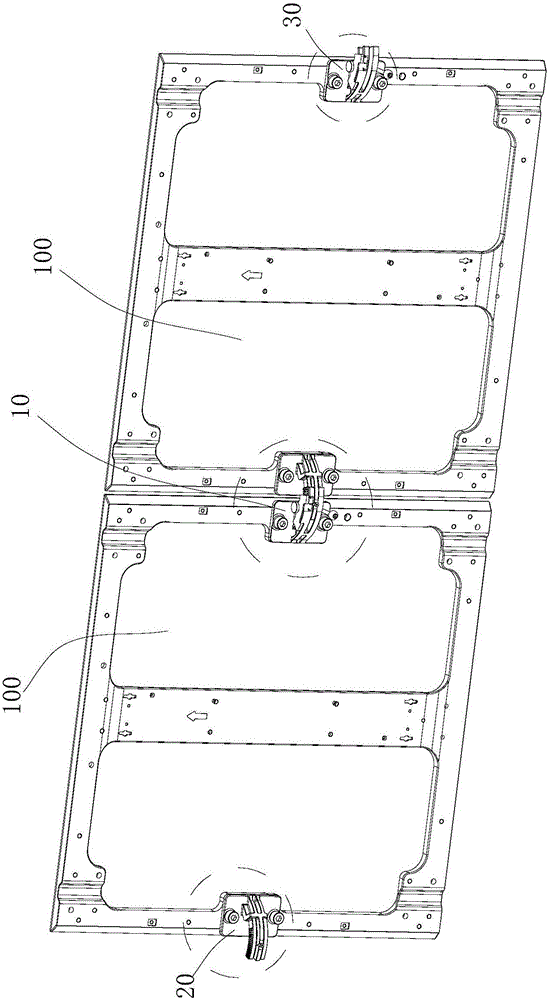 Splicing apparatus, LED box and LED display screen