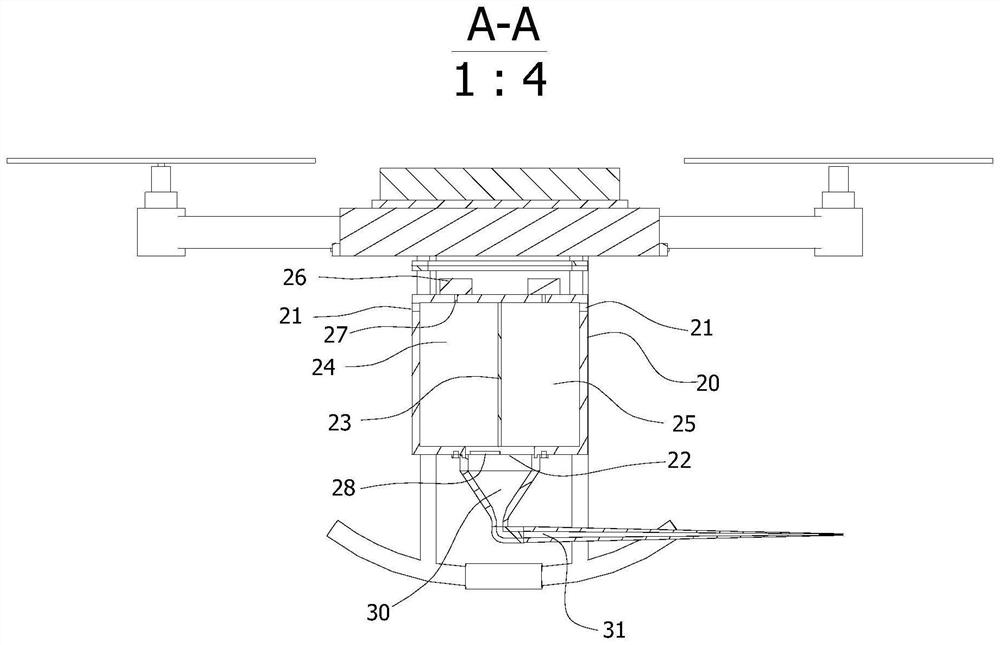 Multipurpose device for repairing cracks by microorganisms based on unmanned aerial vehicle