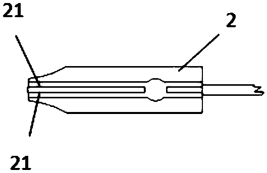 Pen type liquid guiding and infiltration device