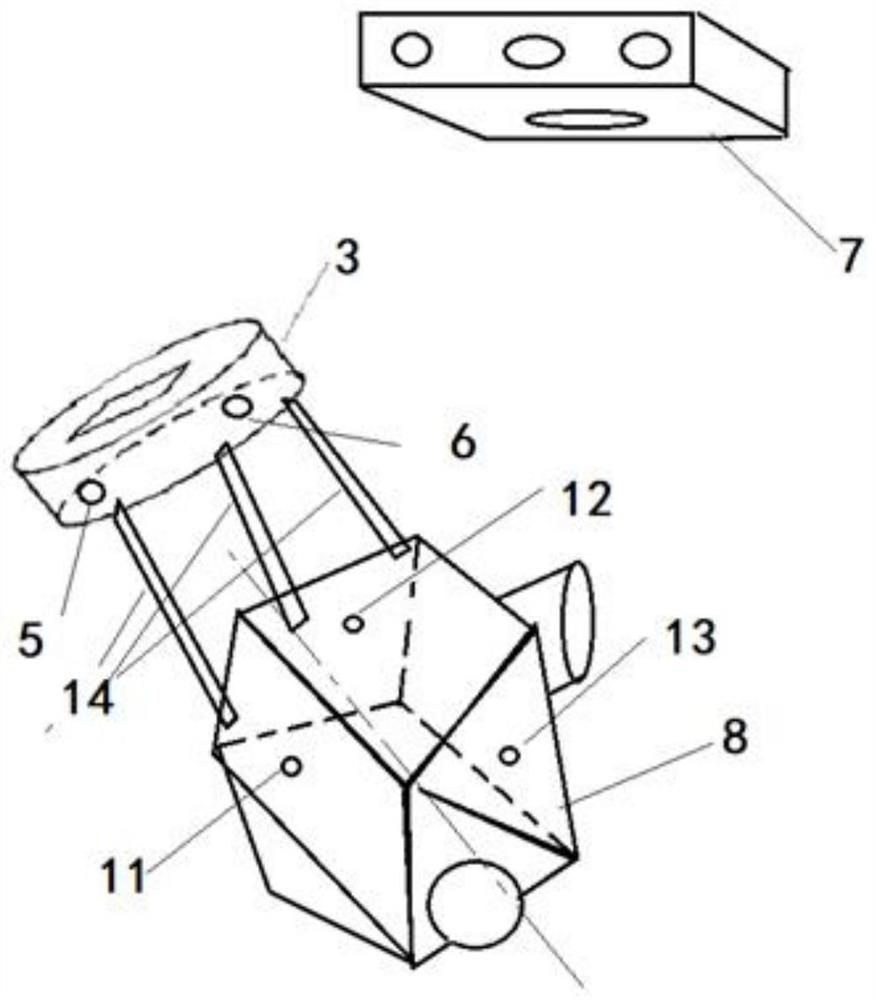 A 3D fast positioning tool for casting pouring riser cutting and its operation method