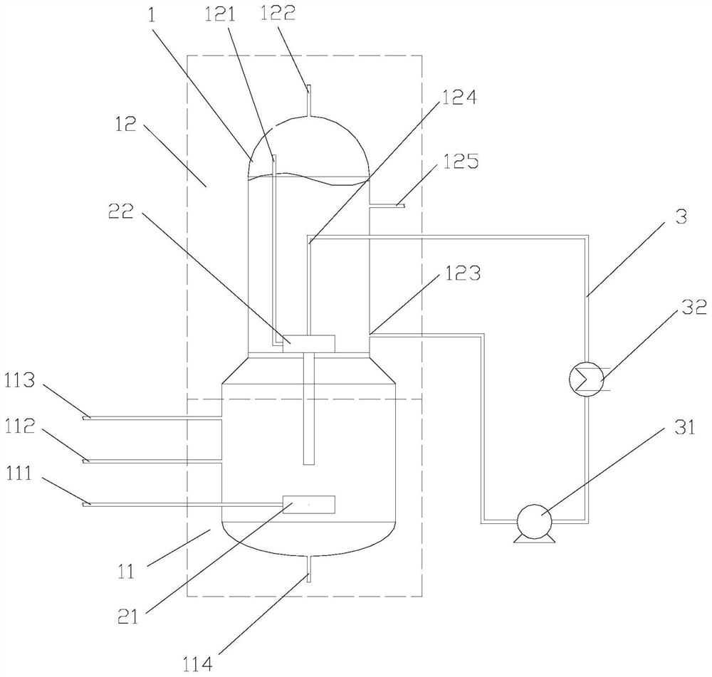 System and process for preparing epoxypropane based on micro-interface enhanced propylene epoxidation