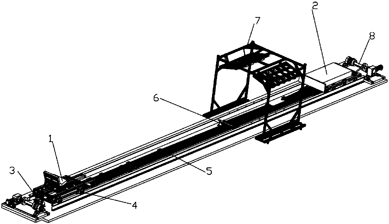 Collision-type trolley power device