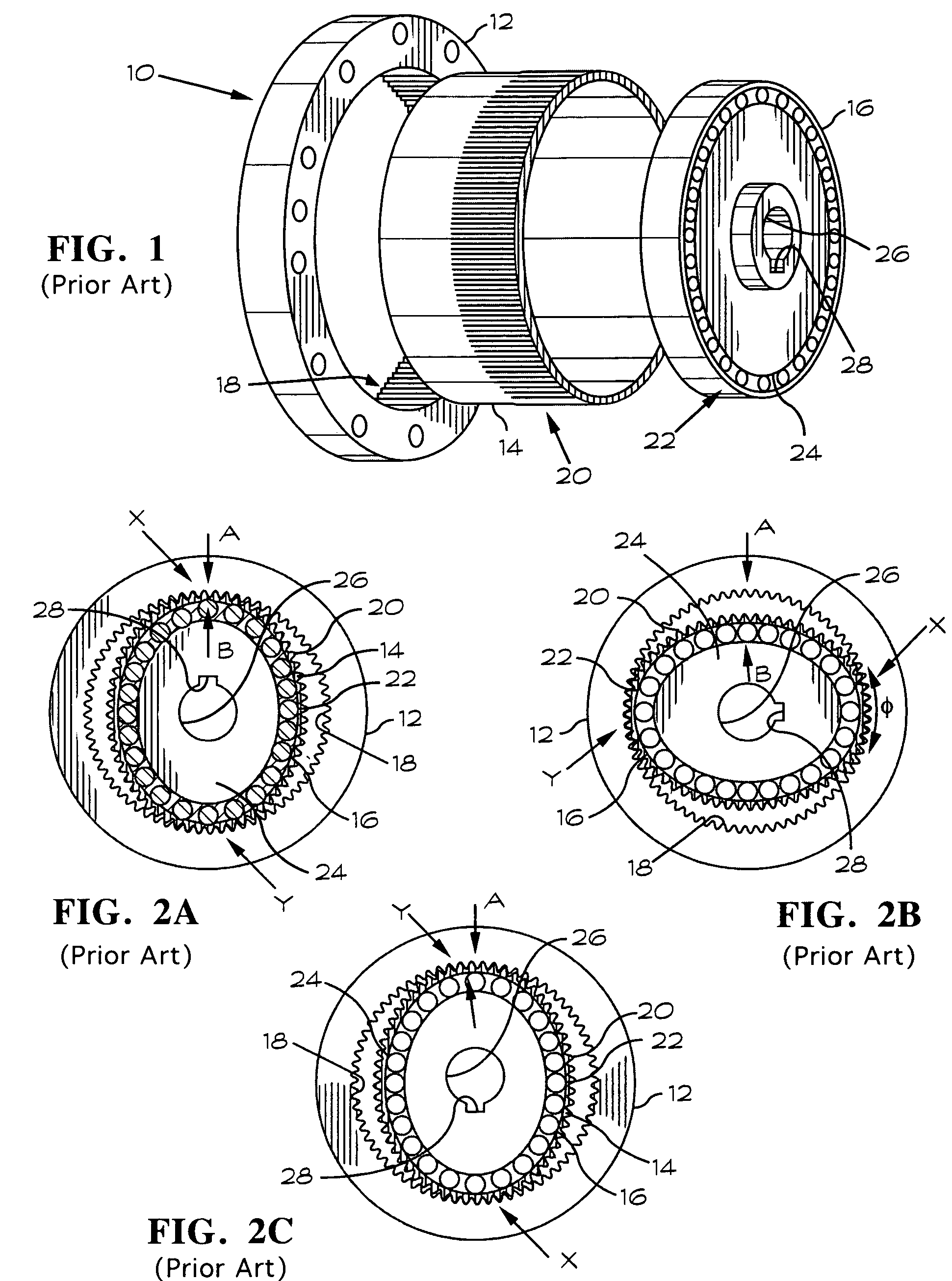 Harmonic drive gear assembly with asymmetrical wave generator and associated flexspline