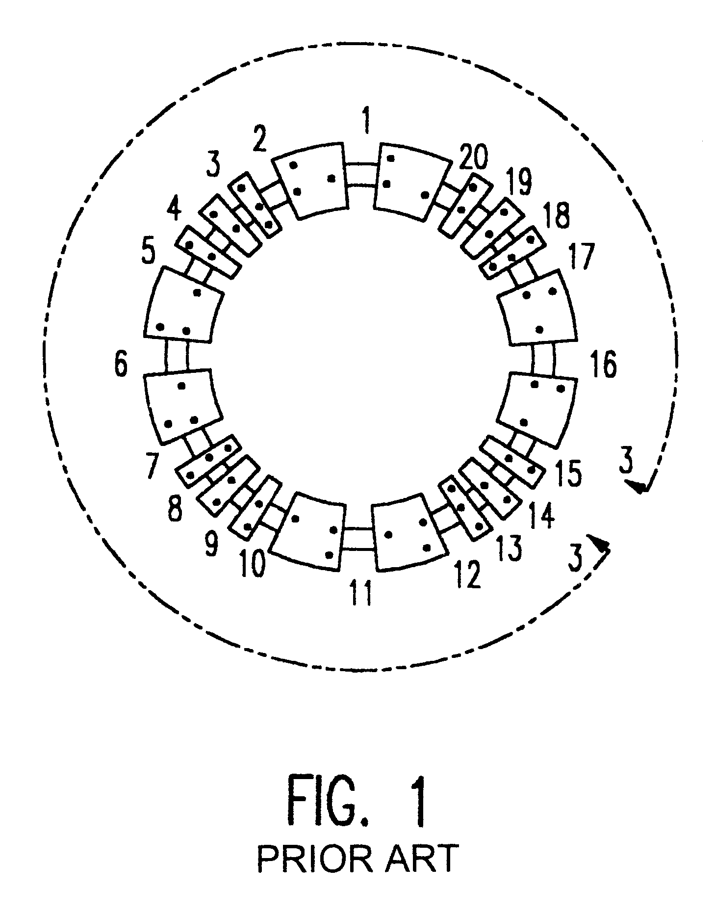 Simplified fabrication method of toroidal charged particle deflector vanes