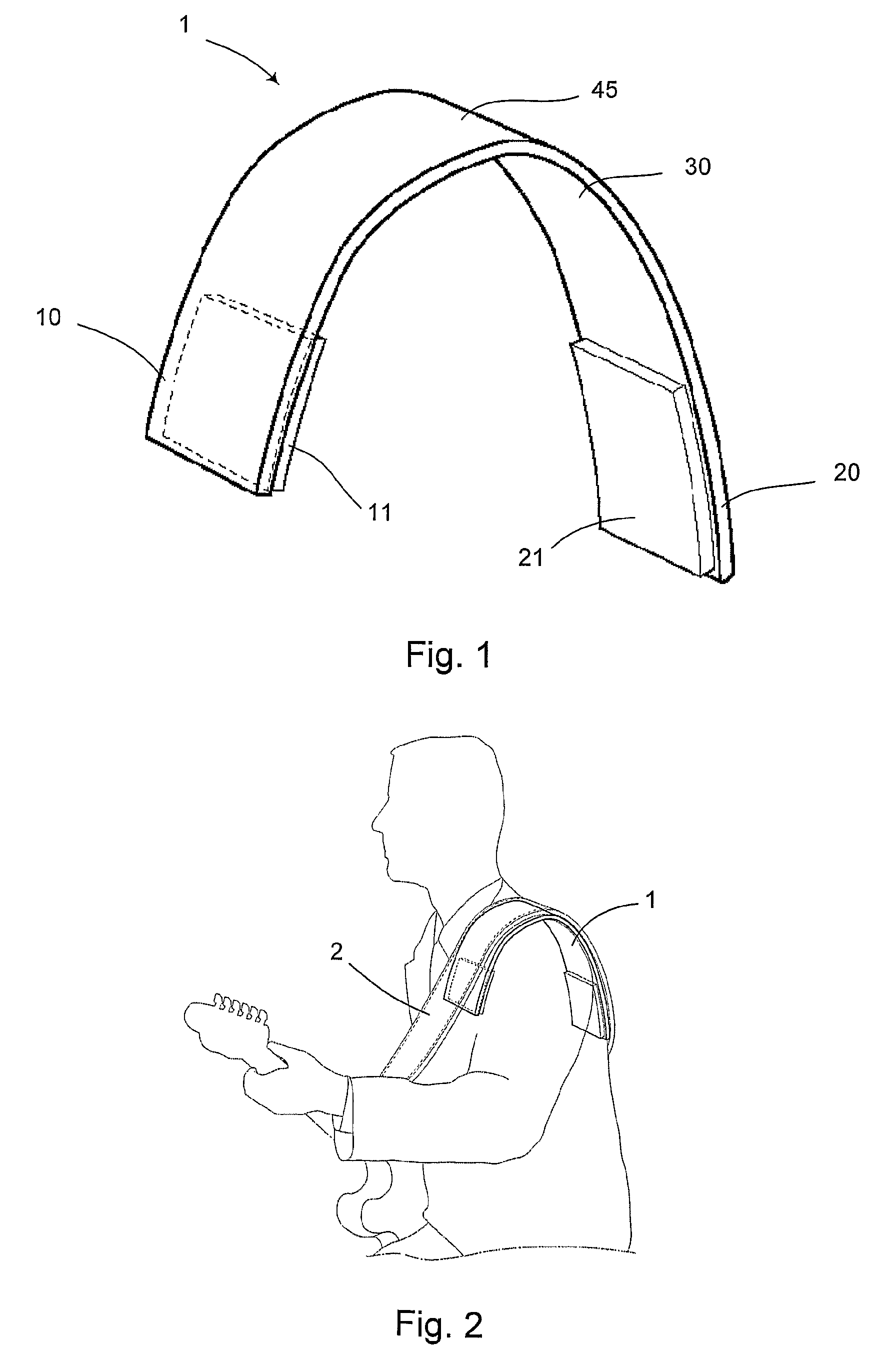 Stress-Reducer for Shoulder and the Use Thereof