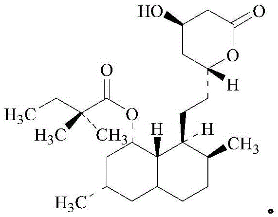 A kind of preparation method of simvastatin ammonium salt