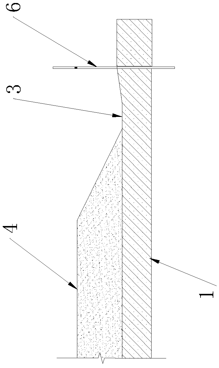 Construction method of operation platform for construction in deep and thick peat soil area