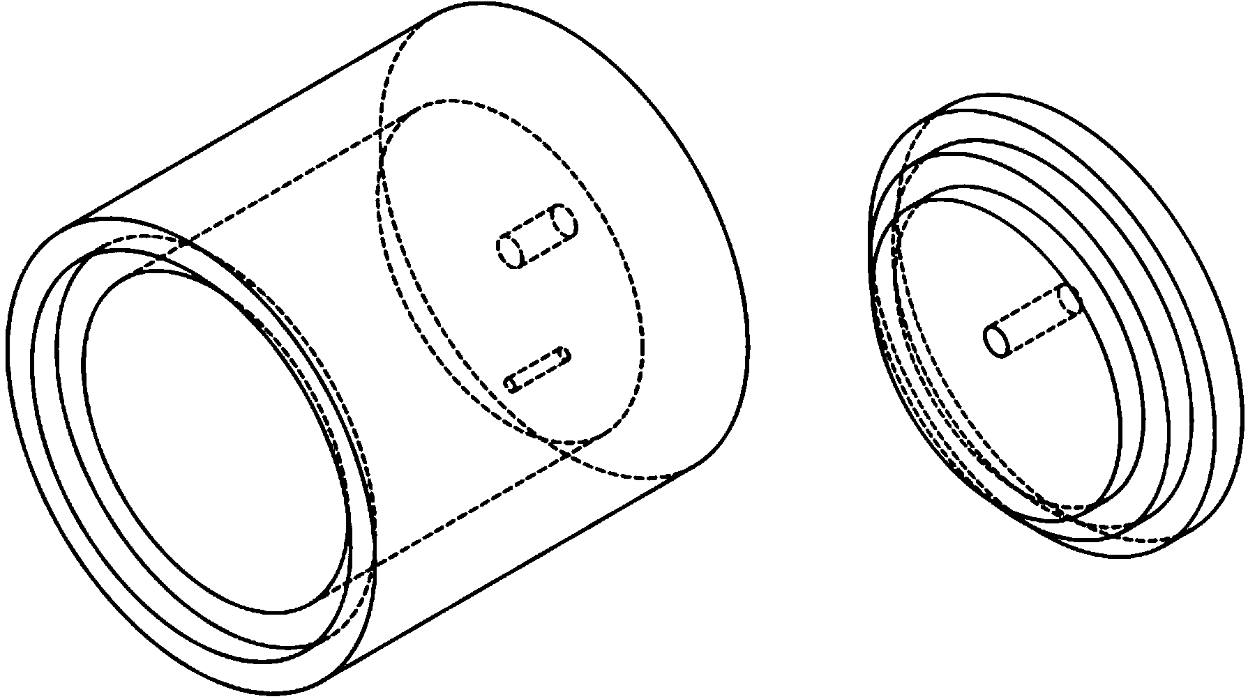 Small-sized atom magnetic shielding and magnetic control device