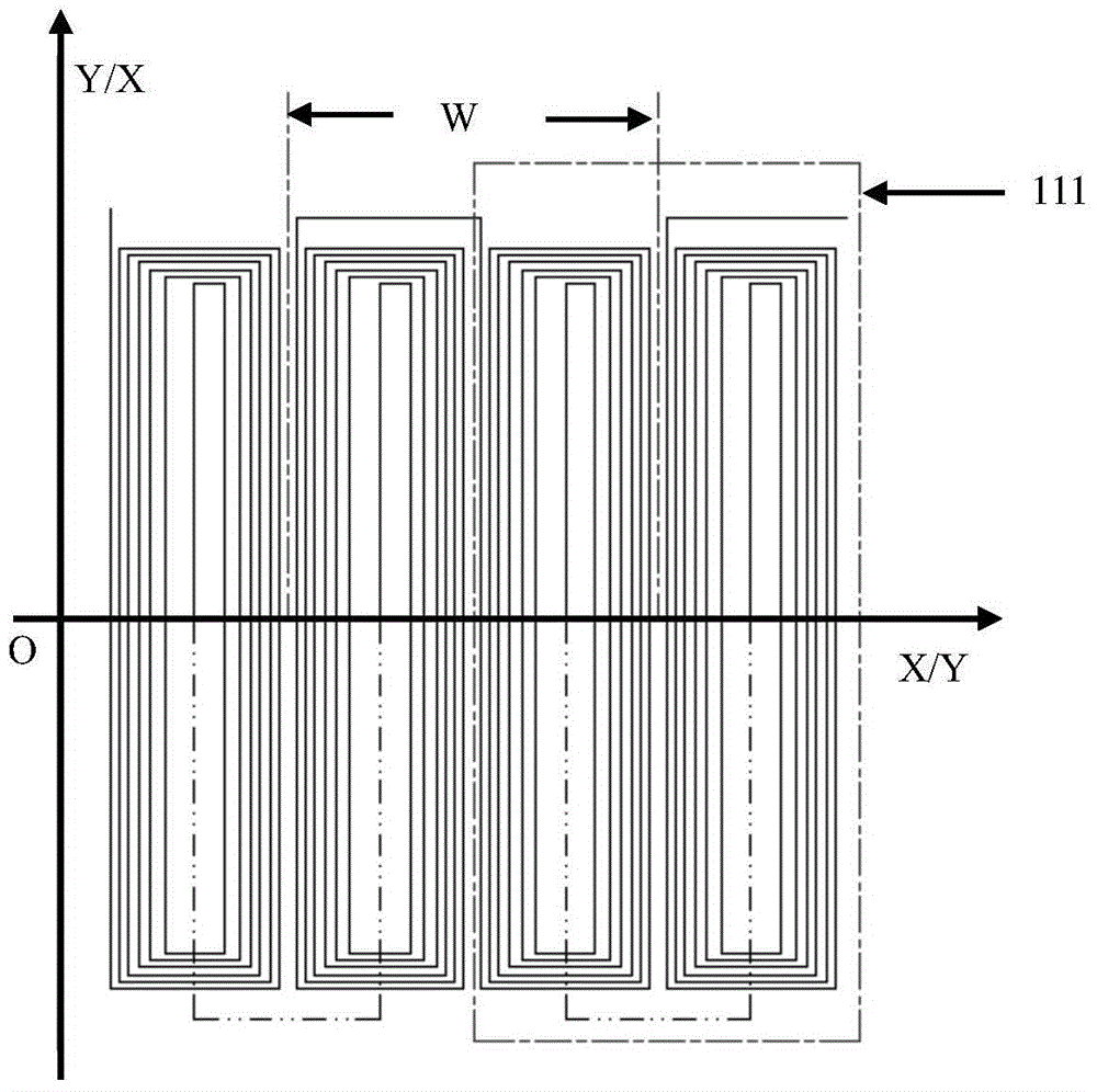 A planar two-dimensional time grating displacement sensor