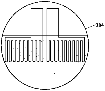 Waste heat utilization heat pipe system of trapezoidal air channel