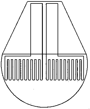 Waste heat utilization heat pipe system of trapezoidal air channel