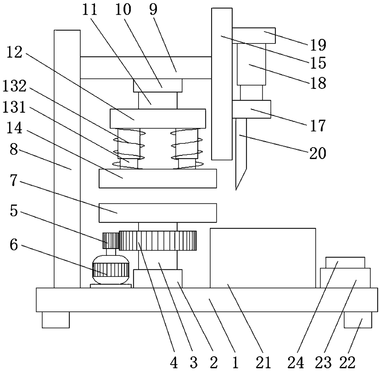 Integrated circuit board excessive glue cleaning equipment