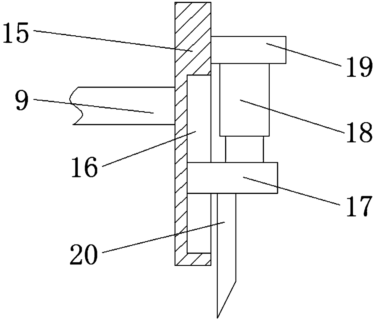 Integrated circuit board excessive glue cleaning equipment