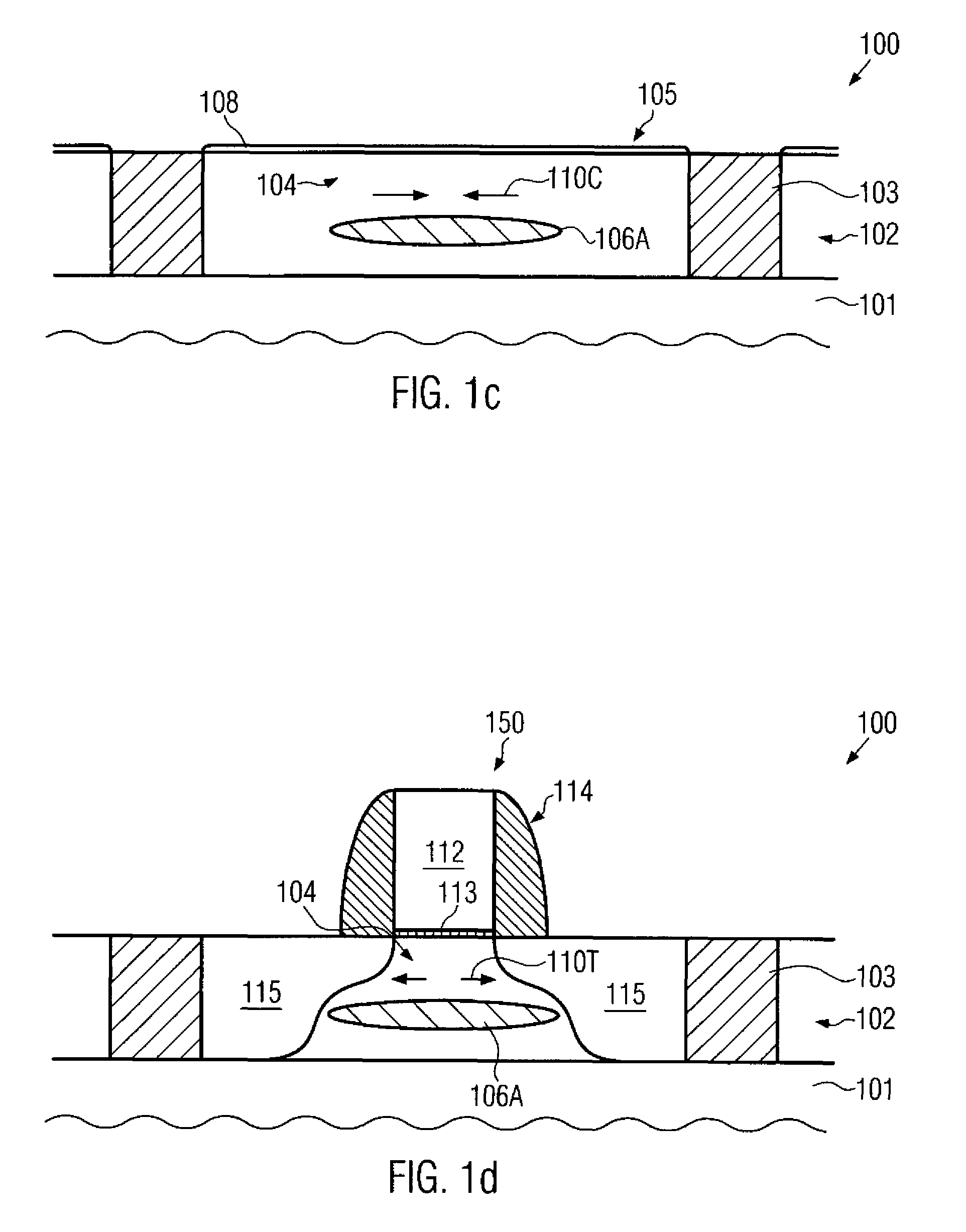 Technique for strain engineering in silicon-based transistors by using implantation techniques for forming a strain-inducing layer under the channel region