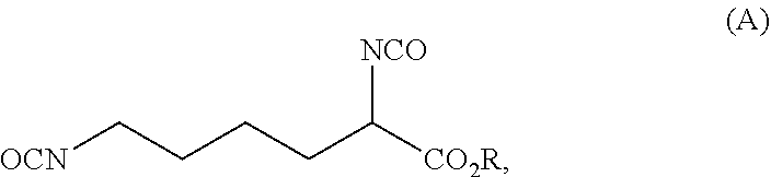 Process for preparing diisocyanates based on lysine