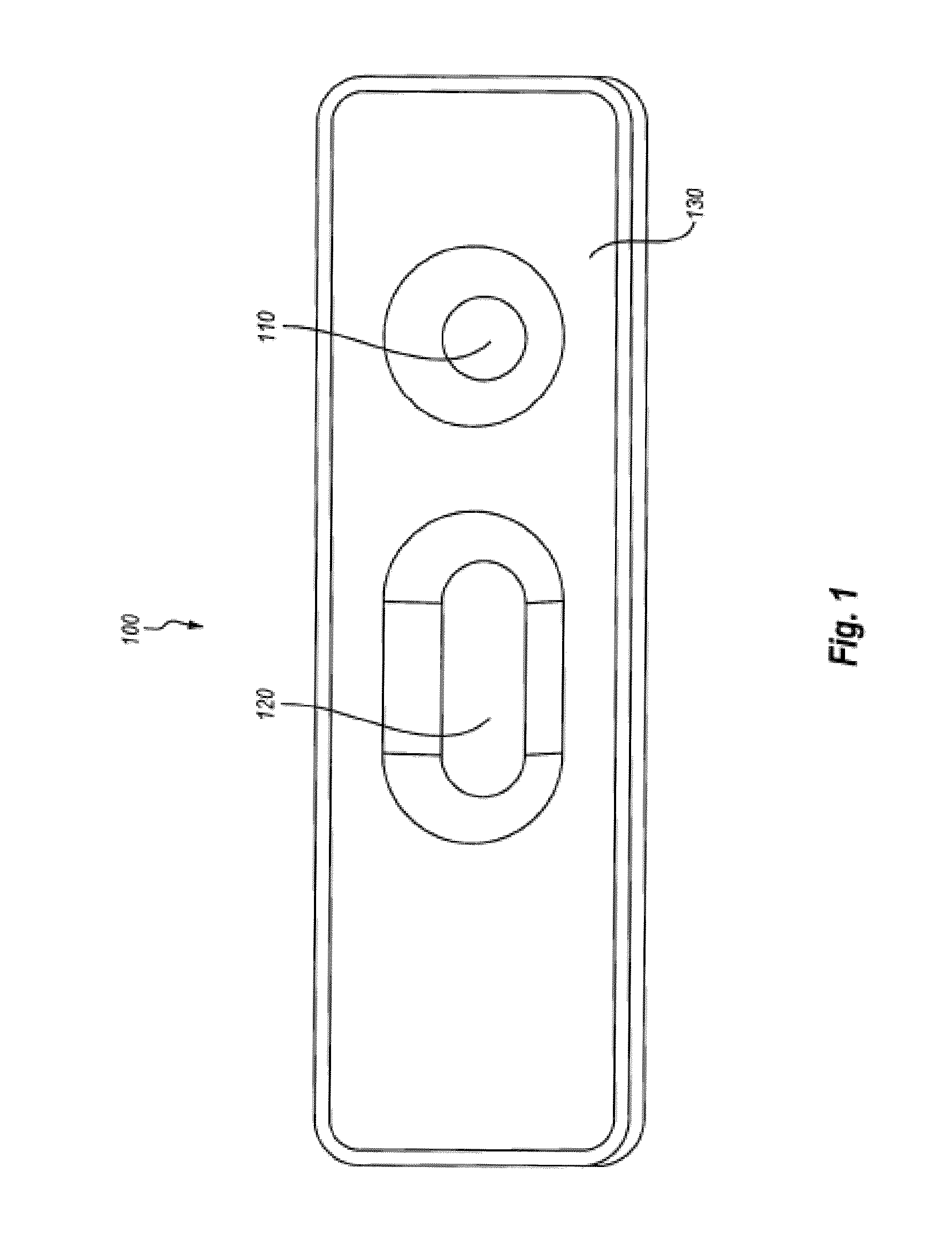 Device and method for performing a diagnostic test