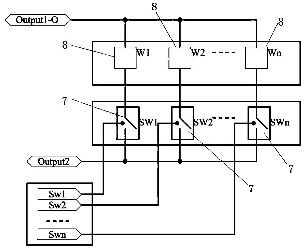 Automatic sensing control type modularized sun-shading system
