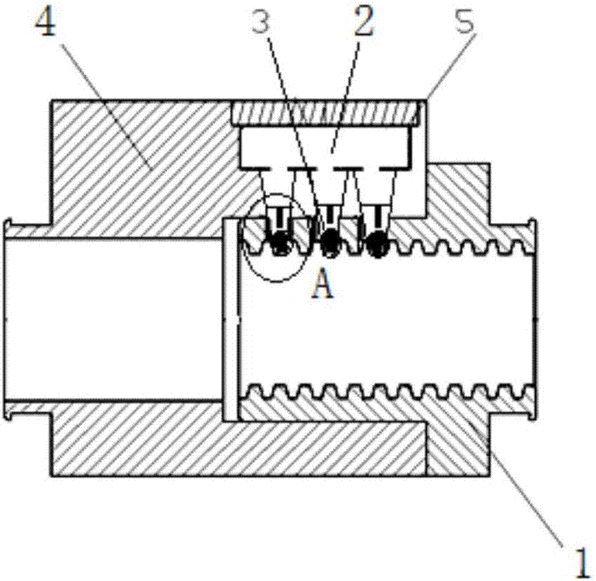 Solid lubricating device used for open-type lead screw nut transmission of numerical control machine tool