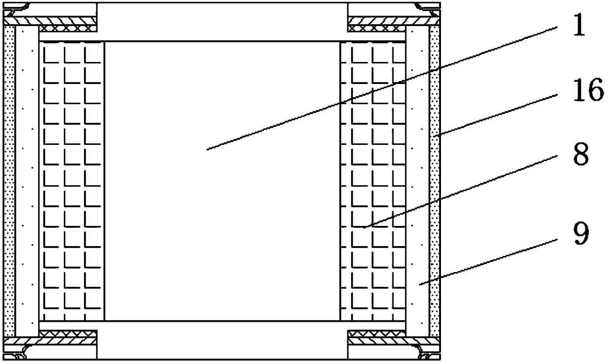 Electromagnet coil skeleton