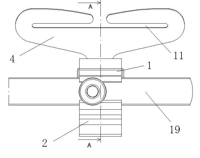 Shaftless clamping-force amplification mechanism capable of fast clamping and releasing