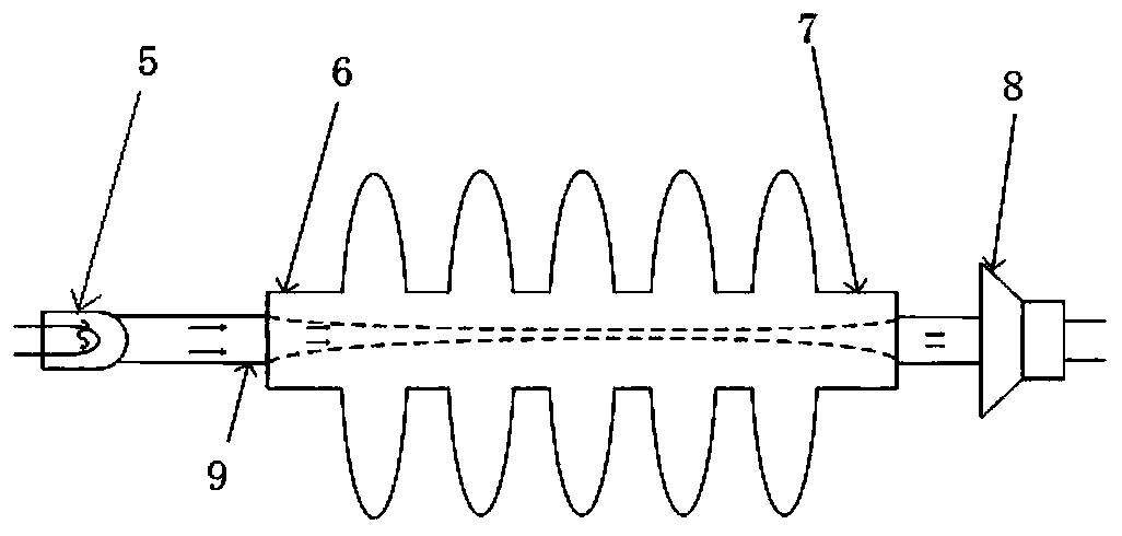 Energy supply system of on-line monitoring device on high-voltage transmission tower