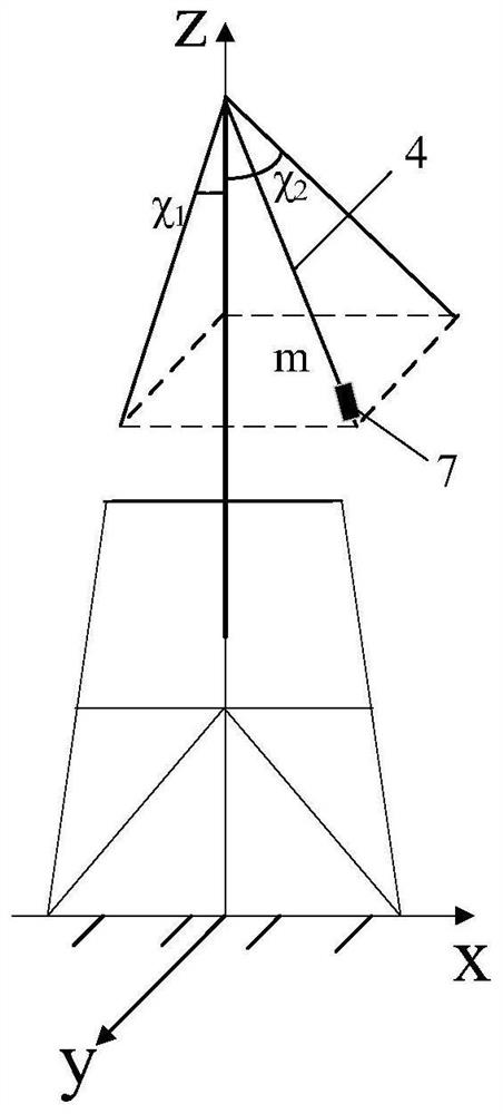 Method and system for measuring and calculating gradient threshold value of suspended holding pole in real time