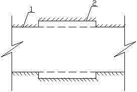 A mine-used arc-shaped anti-scouring closed wall and its construction method