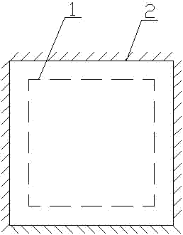 A mine-used arc-shaped anti-scouring closed wall and its construction method