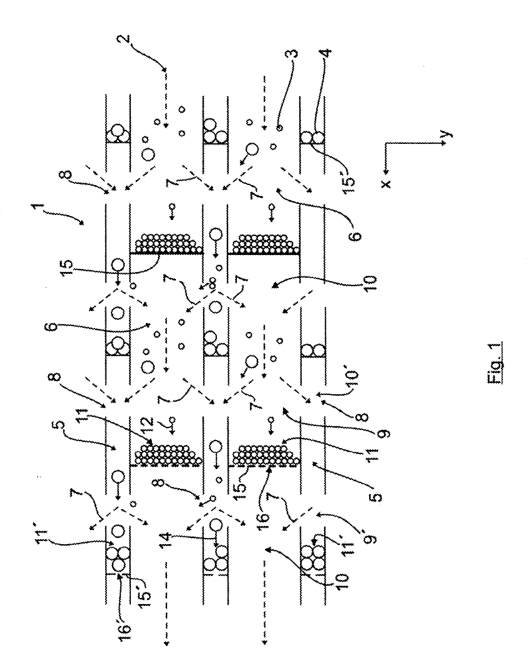 Particle Separator and Method for Removing Particles from an Exhaust Gas Stream of an Internal Combustion Engine