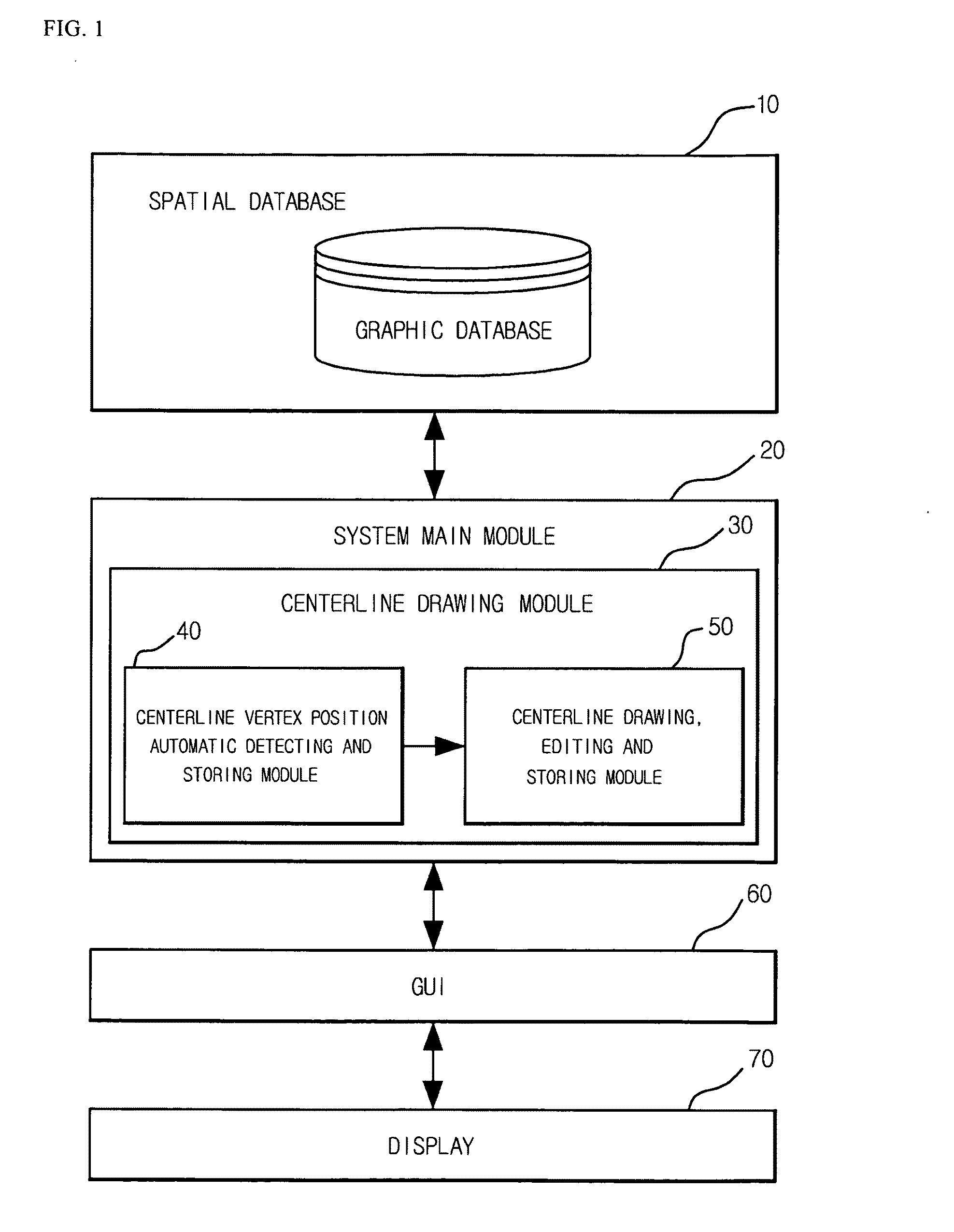 System and method for drawing stream and road centerline for GIS-based linear map production