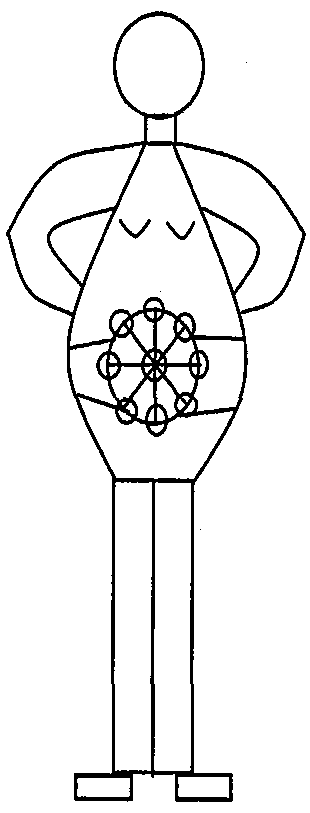 Honeycomb-shaped multi-probe ultrasonic Doppler fetal heart rate monitoring probe system capable of being operated by pregnant woman herself