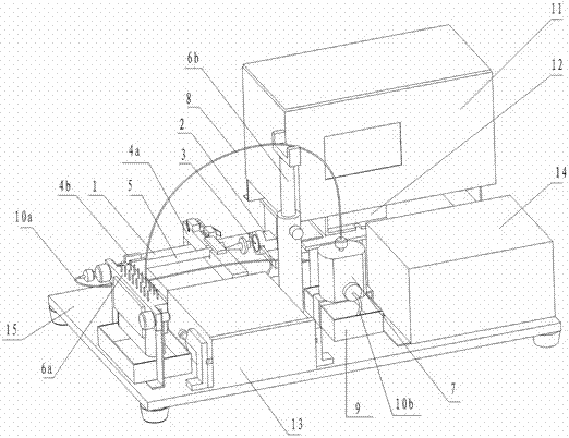 Automatic cleaning and glue pouring platform for capillary array