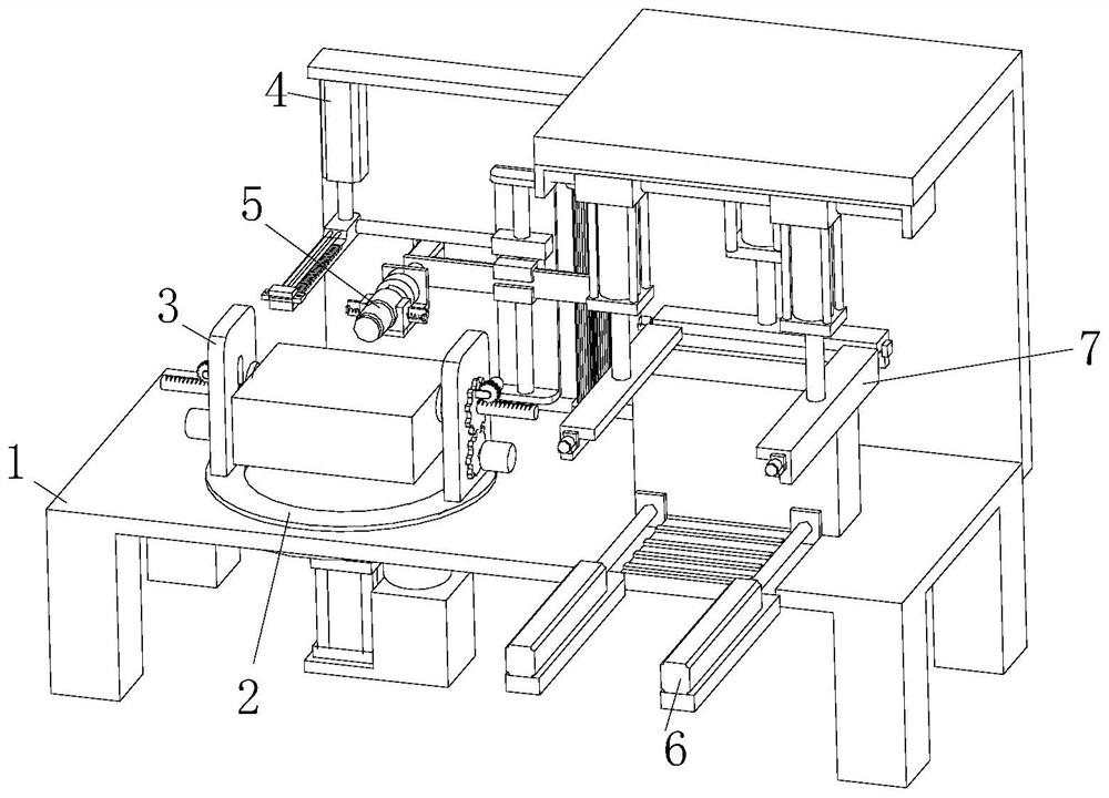 Computer case positioning and edge grinding adjusting system