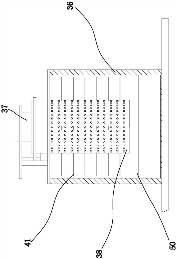 A raw material mixing device in the preparation of biomass wood-plastic composite materials