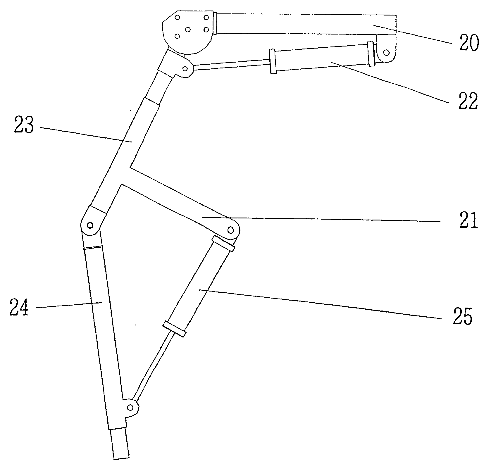 Pneumatic polyposture exoskeleton robot for rehabilition training of lower limbs