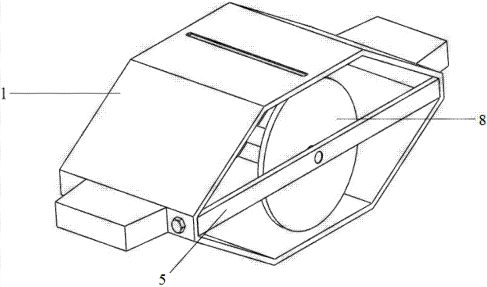 Special-shaped shuttle used for bundle-shaped filament weaving