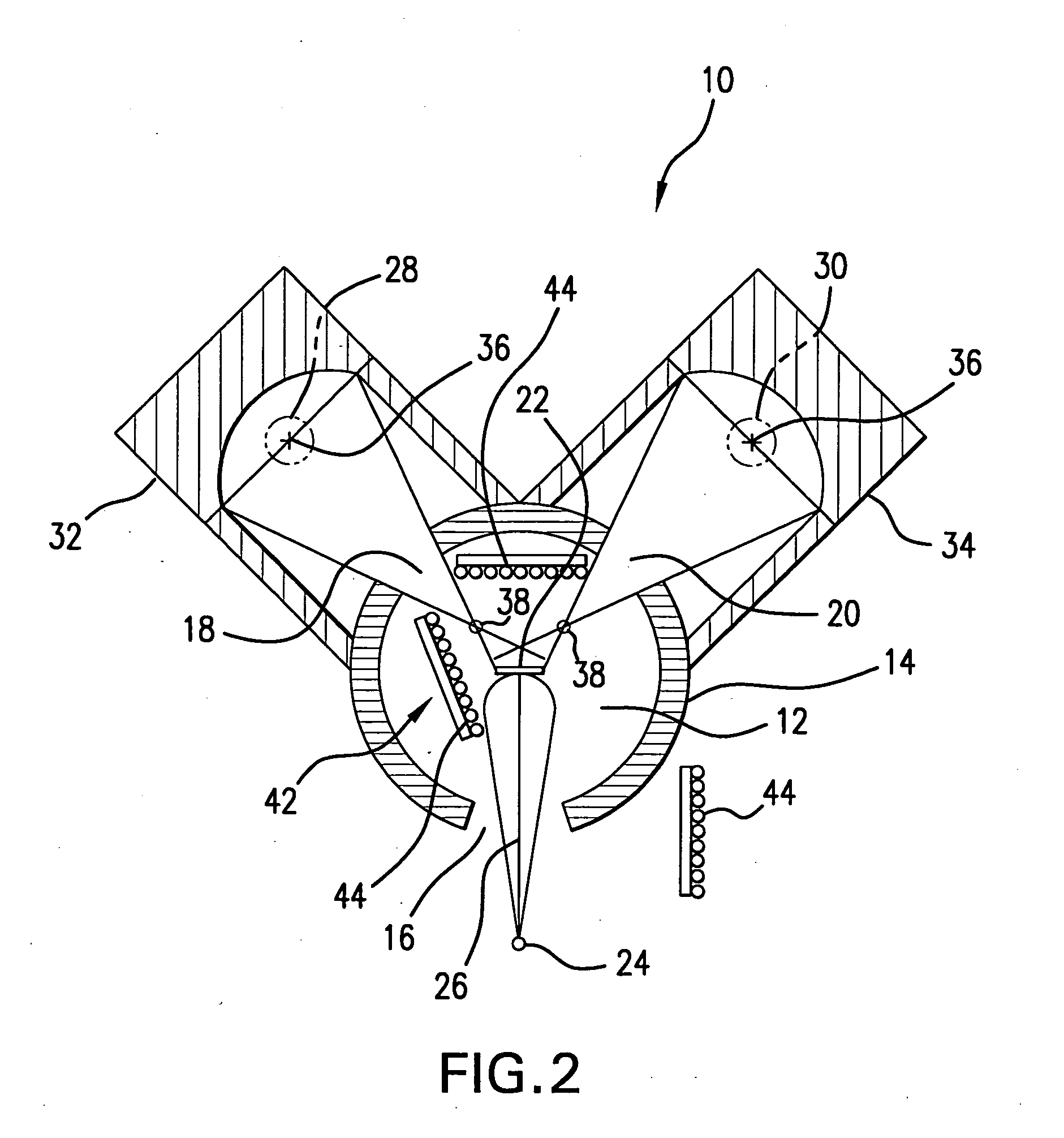 Non-contact heater and method for non-contact heating of a substrate for material deposition