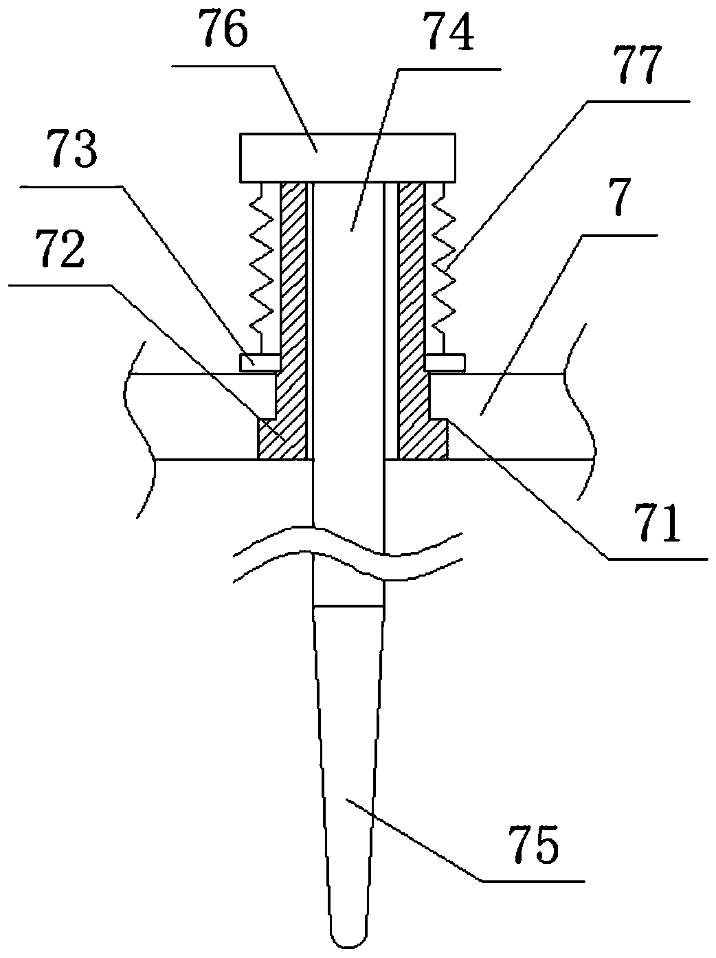 Rapid positioning device for machining