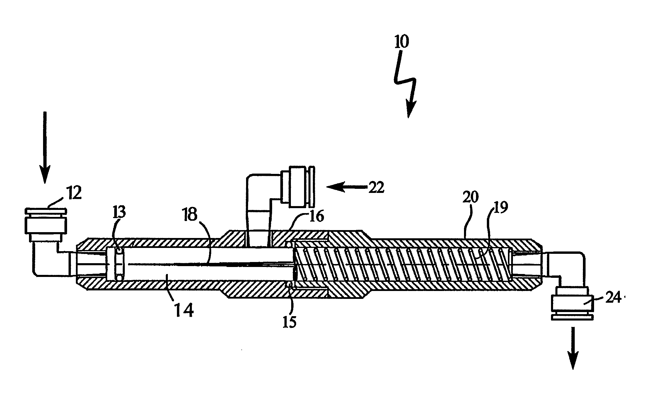 Variable drain flow restrictor