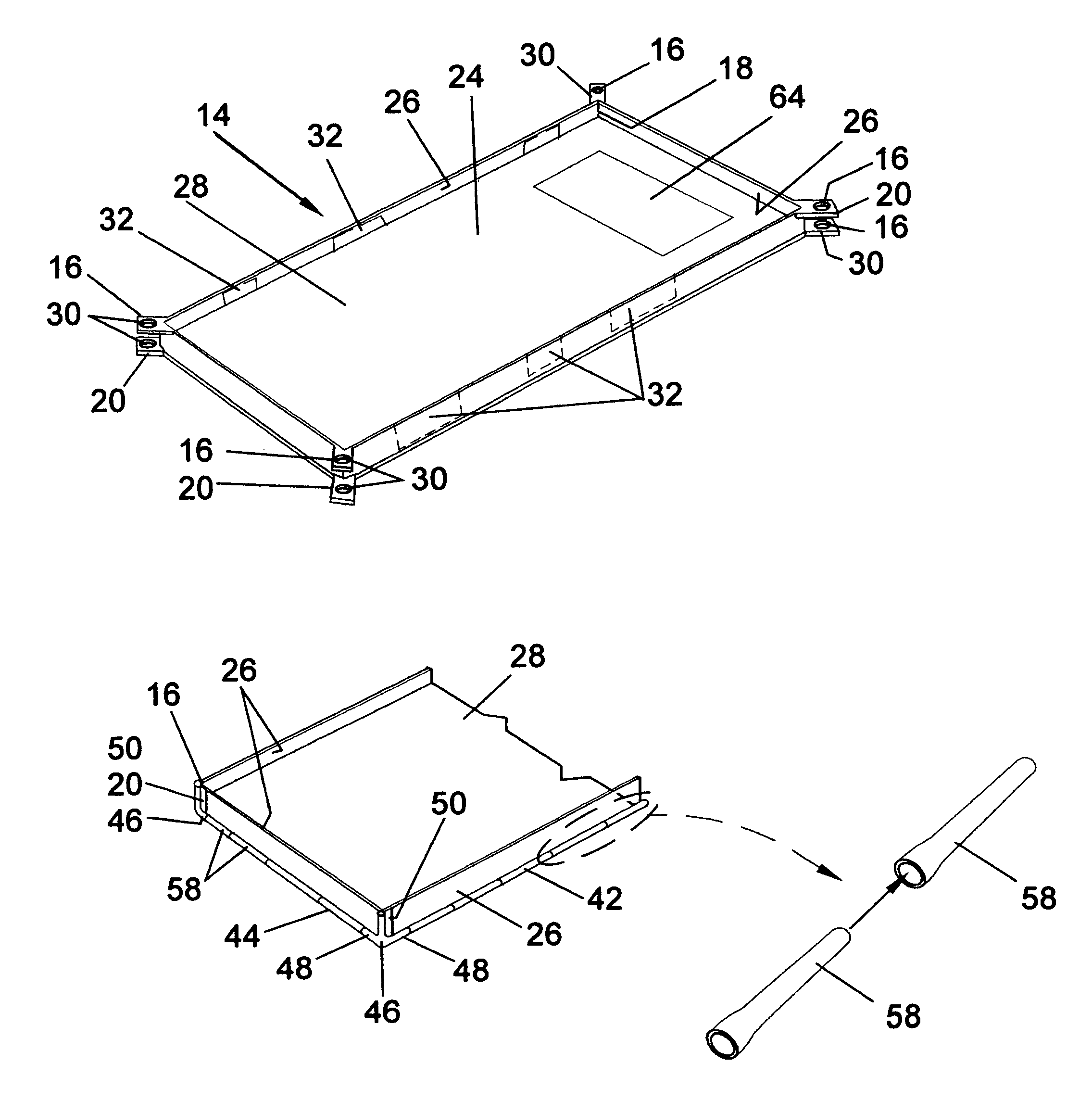 Beach blanket assembly