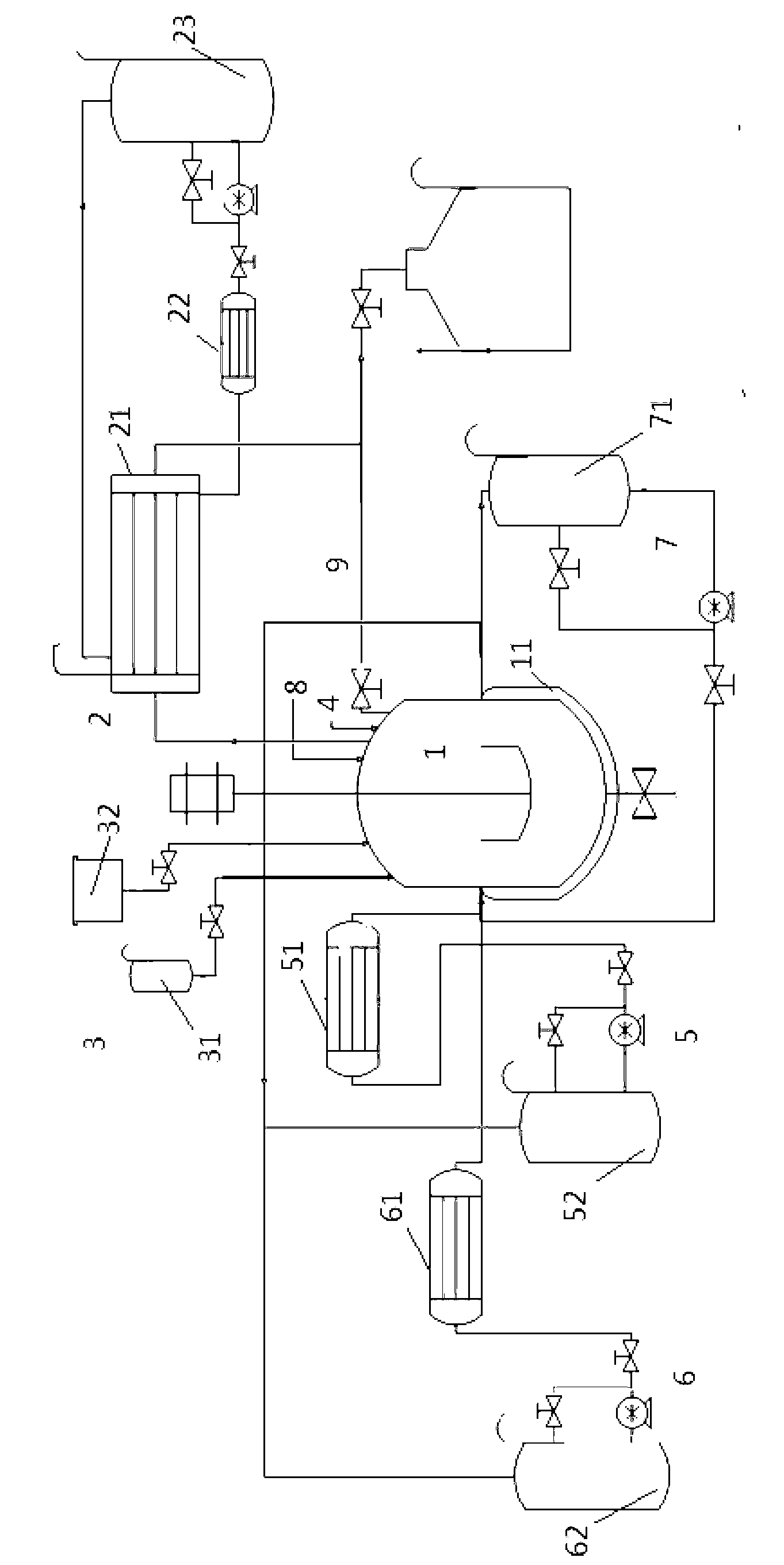Industrial water-free oxygen-free production apparatus