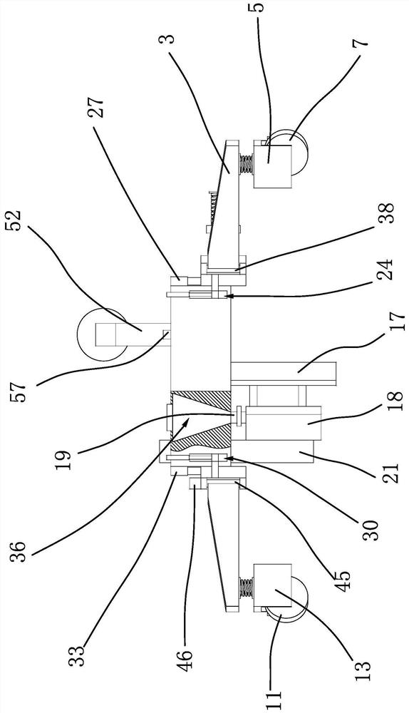 An optical cable laying construction vehicle suitable for rocky soil