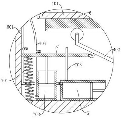 Container with folding telescopic structure and using method