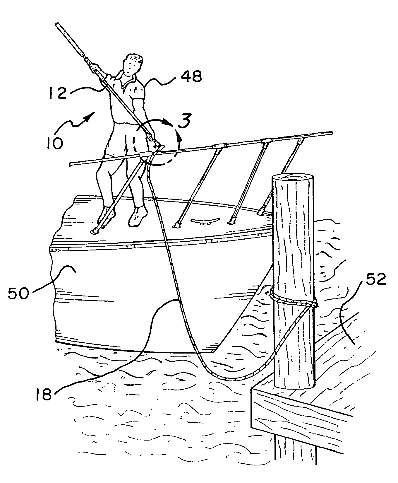 Magnetic boat docking system