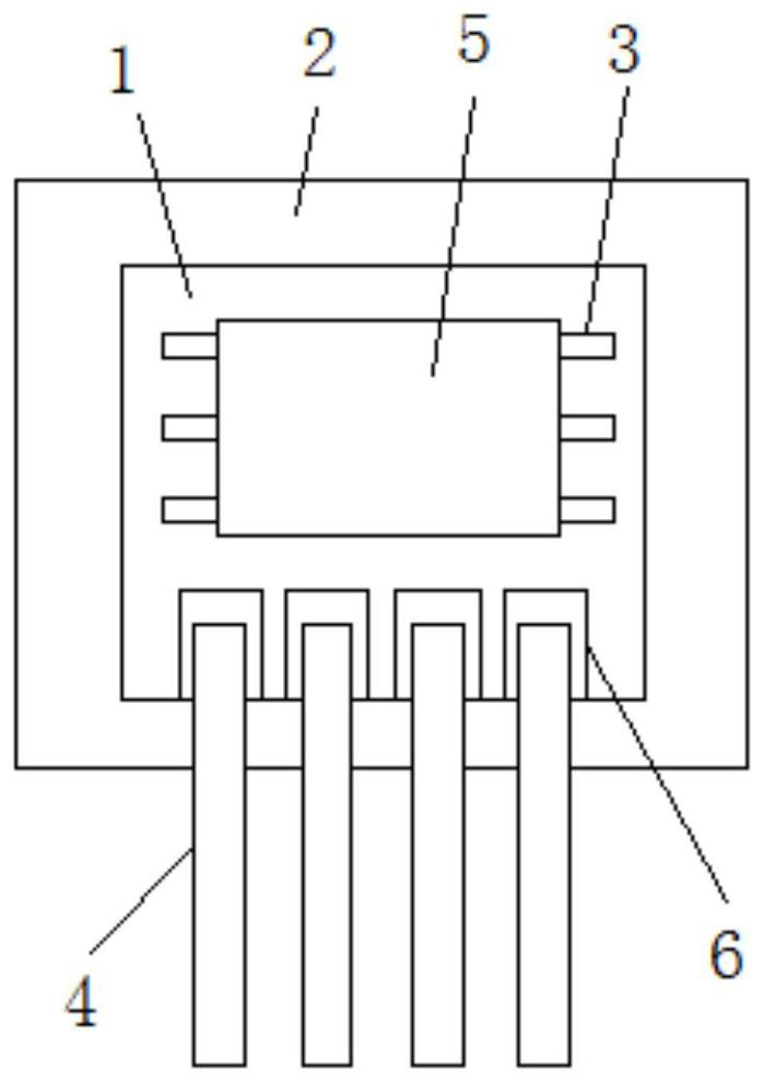 Module power supply packaging structure