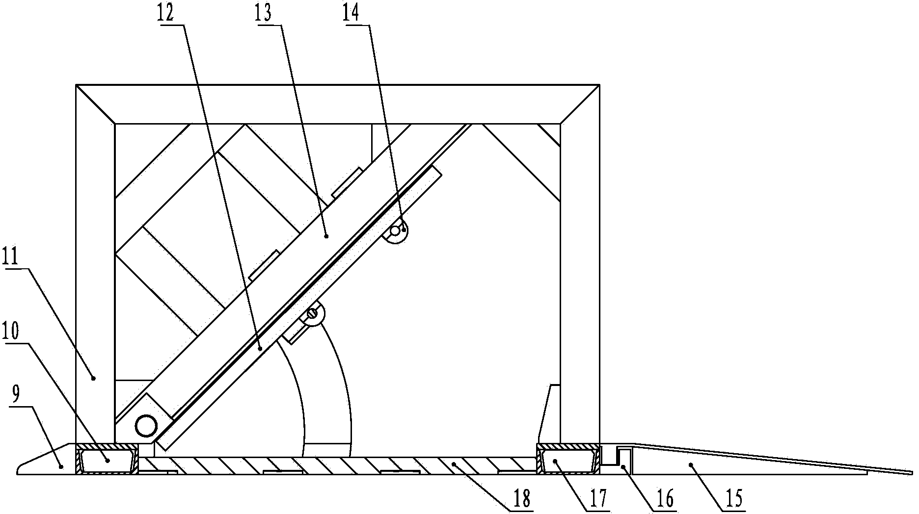 Movable type anti-collision device