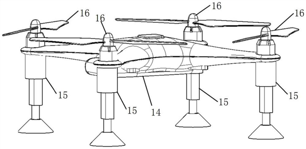 Self-balancing foot stool of unmanned rotorcraft, unmanned rotorcraft and method