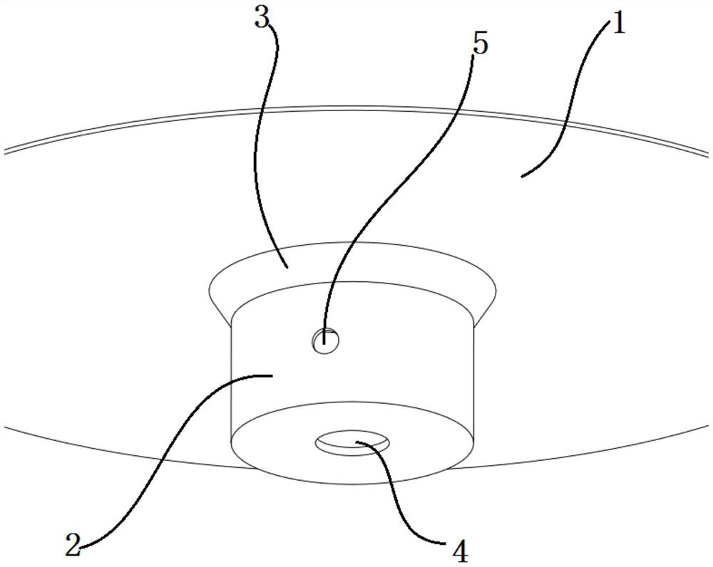 A preparation device for cohesive sand grains used for fabric sand washing