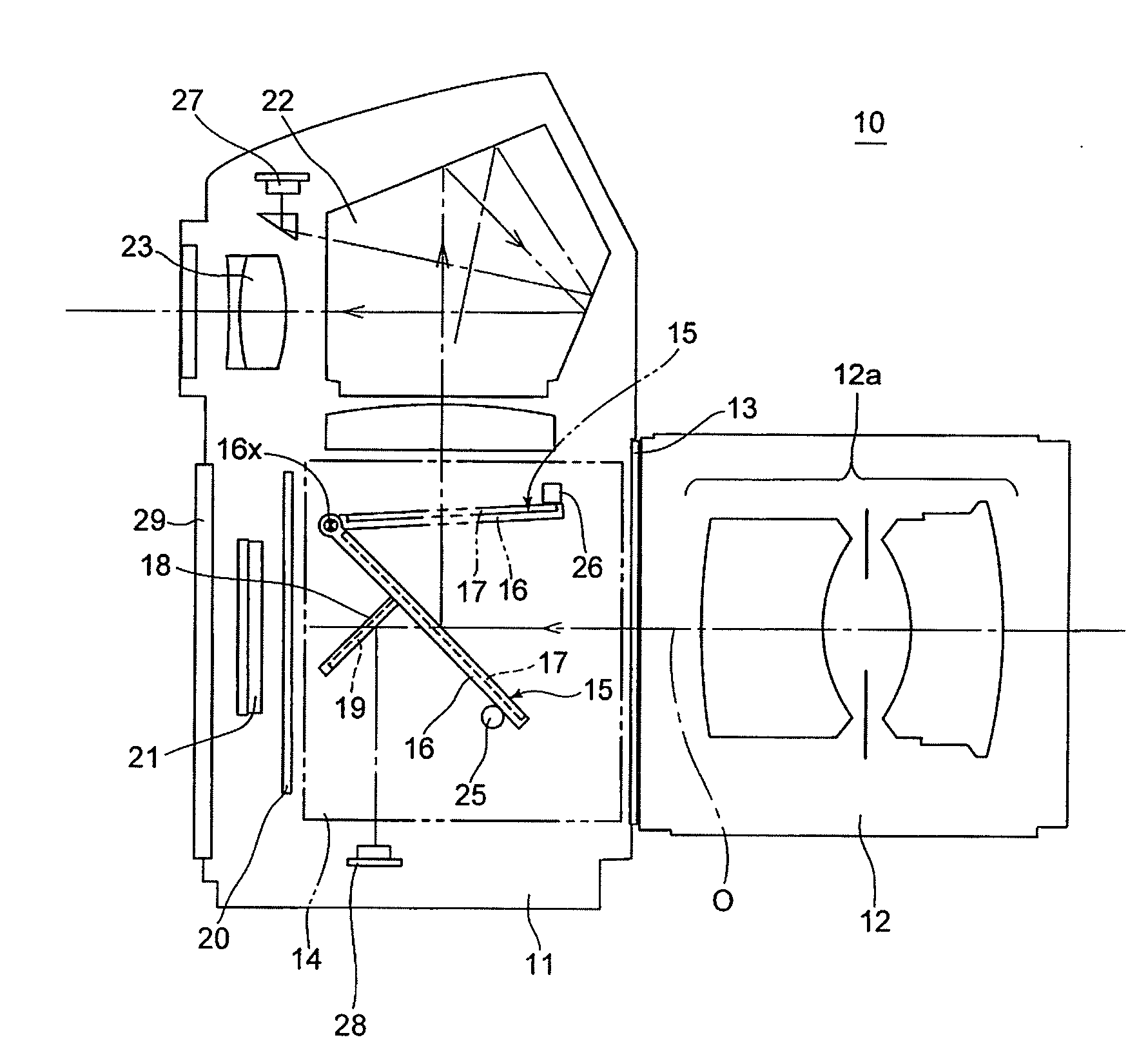 Camera, control apparatus for cam drive mechanism and control method for cam drive mechanism