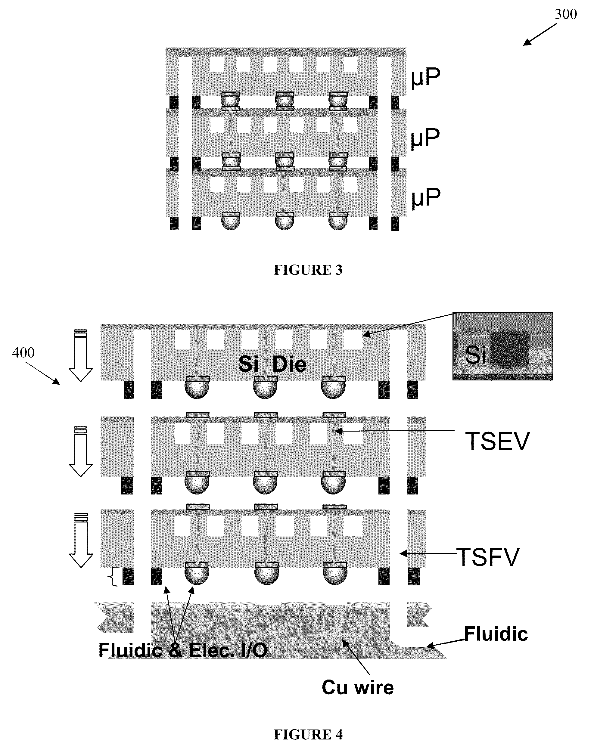 3-D ICs WITH MICROFLUIDIC INTERCONNECTS AND METHODS OF CONSTRUCTING SAME